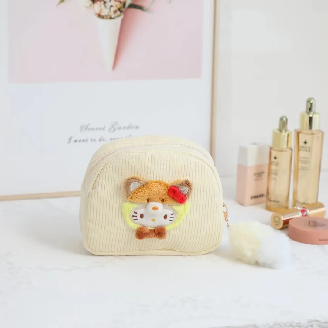 Porte-monnaie en peluche Sanurgente Pom Pom Purin My Melody, sac à main Anime Cinnamoroll Kuromi, sac à cosmétiques, cadeaux mignons pour filles