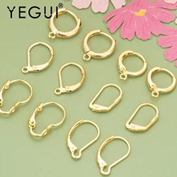 YEGUI,20pcs/lot,MF72,jewelry accessories,18k gold rhodium plated,copper,hand made,charms,jewelry making,clasp hooks