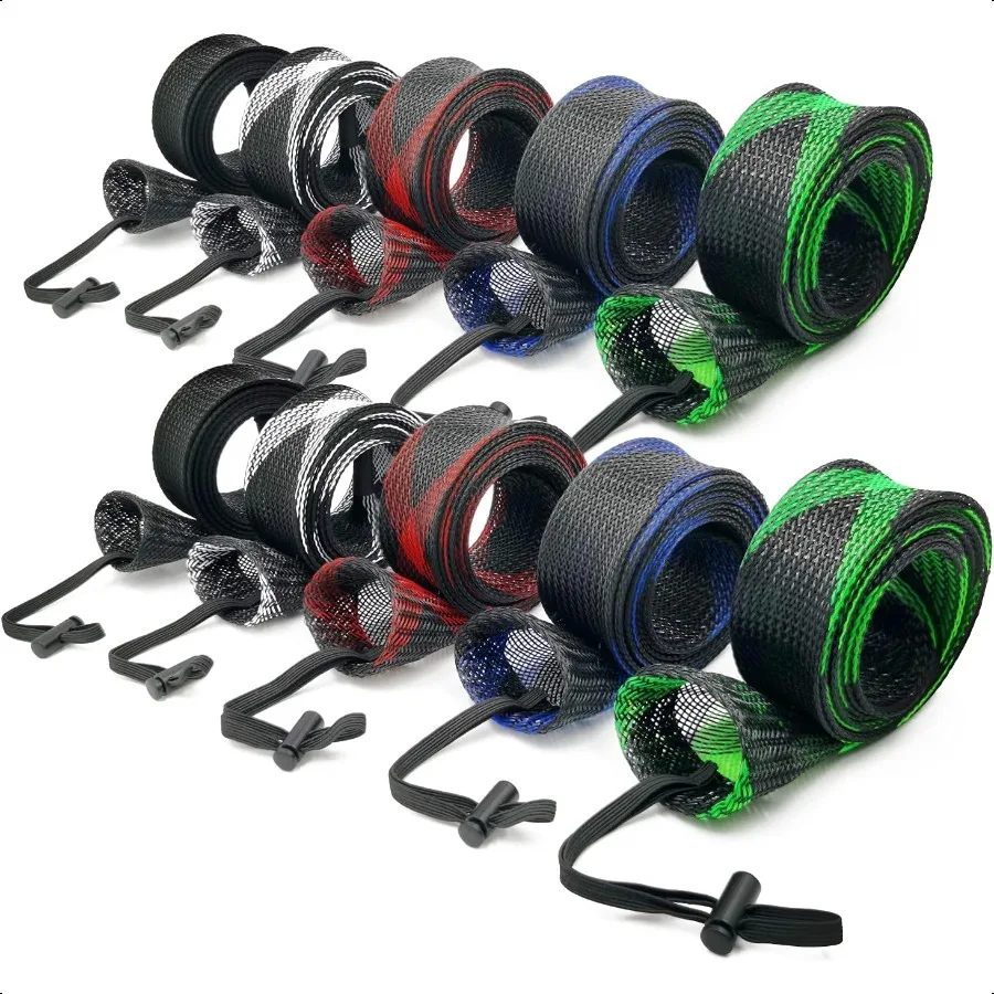 

Rod Sleeves Fishing Rod Sleeves Socks for Fishing Poles Fishing Rod Sleeves Rod Cover Rod Sleeve Socks with Lanyard for Fly Fis