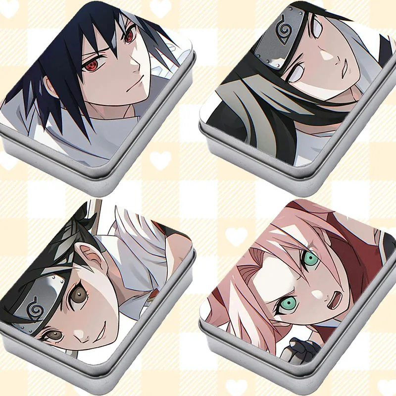 

Uzumaki Storage Box Kawaii Student Sasuke Card Protect Case Sakura Jewelry Dustproof Desktop Tidy Ornaments Birthday Gift