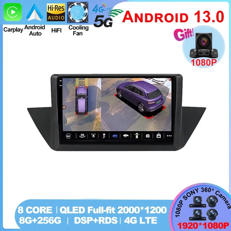 

For BMW X1 E84 2009-2012 Android 13 Android Auto CarPlay 2din GPS Navigation HiFi Stereo Car Radio Multimedia Video Players