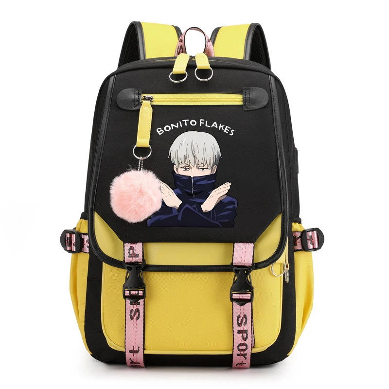 New Anime Inumaki Toge Backpack Multifunction Backpack Women Men Girl Travel Daily Backpack Teens School Bag Laptop Bag