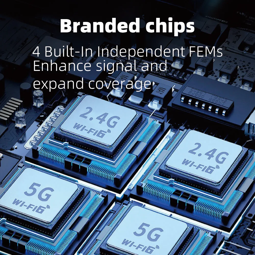 Adattatore USB WiFi 6 1800Mbps 5G/2.4GHz USB3.0 Dongle Wifi Scheda di rete wireless 802.11ax Antenna ad alto guadagno per Windows 10 11