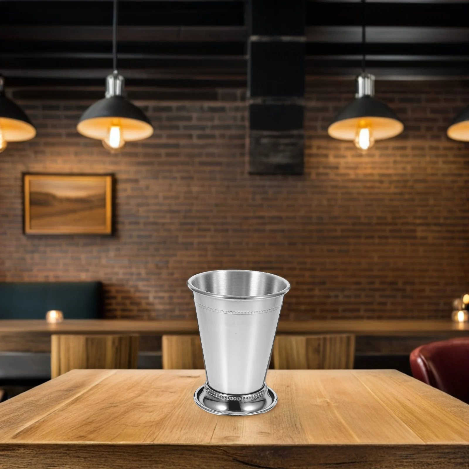 

Stainless Steel Cocktail Mixing Goblet Vintage Drinkware Elegant Bar Accessory 300-400Ml Modern Bitter Cup Wedding Goblet Heavy