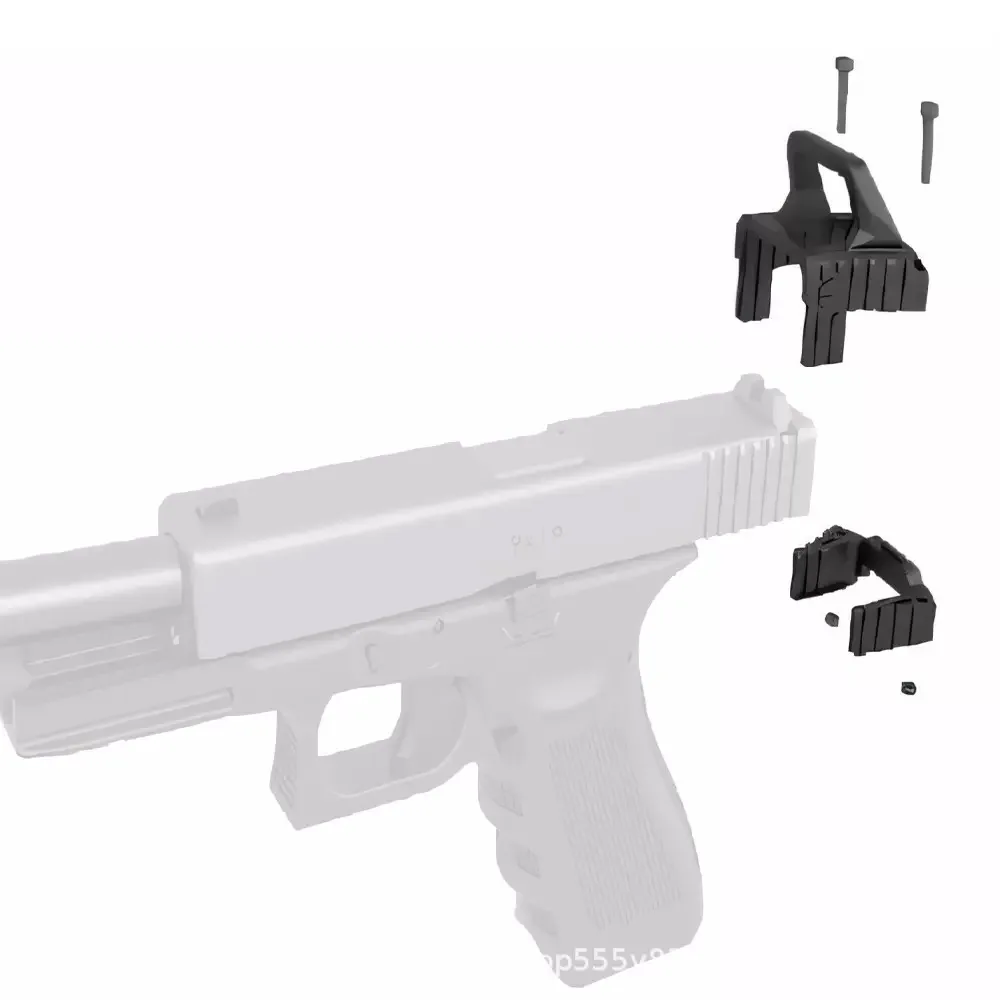Taktischer Slide-Assist-Griff Rückplatte Schnellzug-Heckabdeckung für Glock G17 G19 G22 G26 G34 G34X – Detail 2