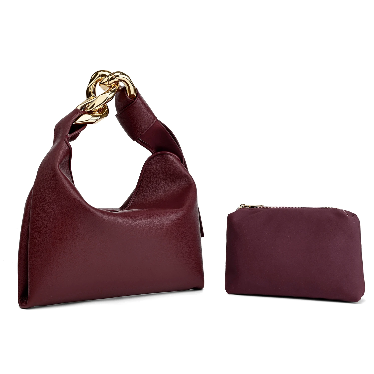 

Women's Subsize PU Leather Tote Bag Fashionable Shoulder Handbag City Style Bucket Bag Purse