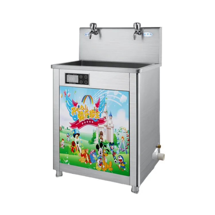 

School drinking water table, purified and filtered direct drinking water machine