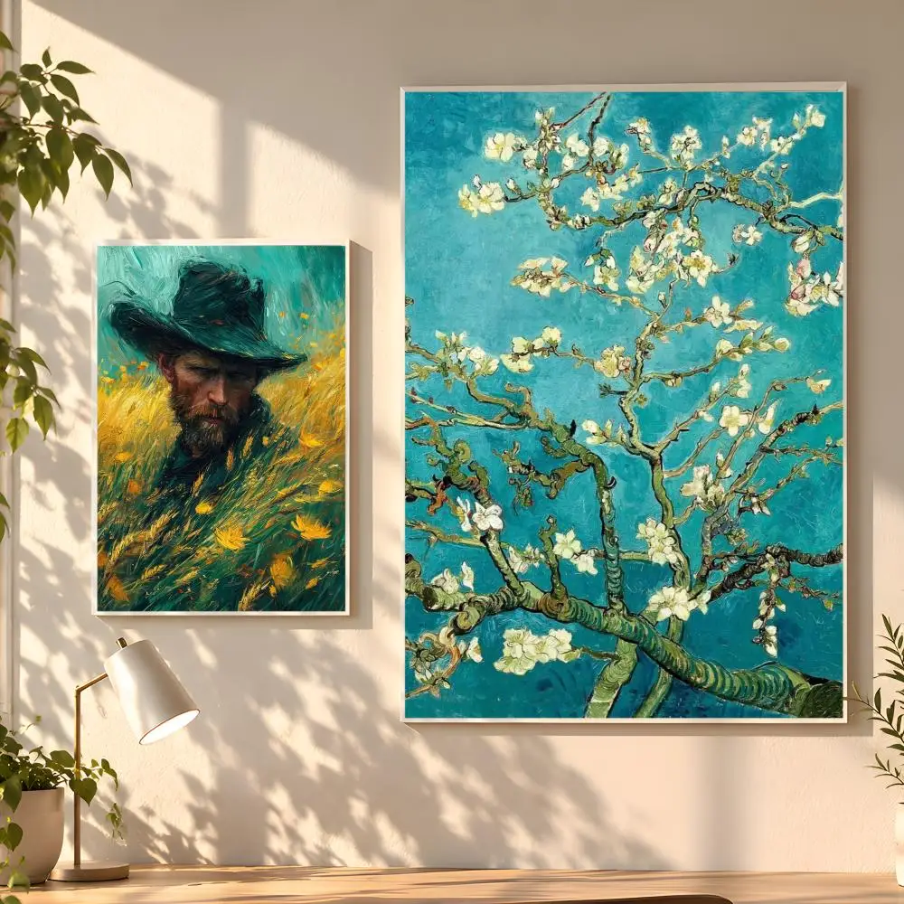 Vincent Van Gogh Writings Poster Creative Room Art For Dorm Bedroom Study Apartment Home Gift