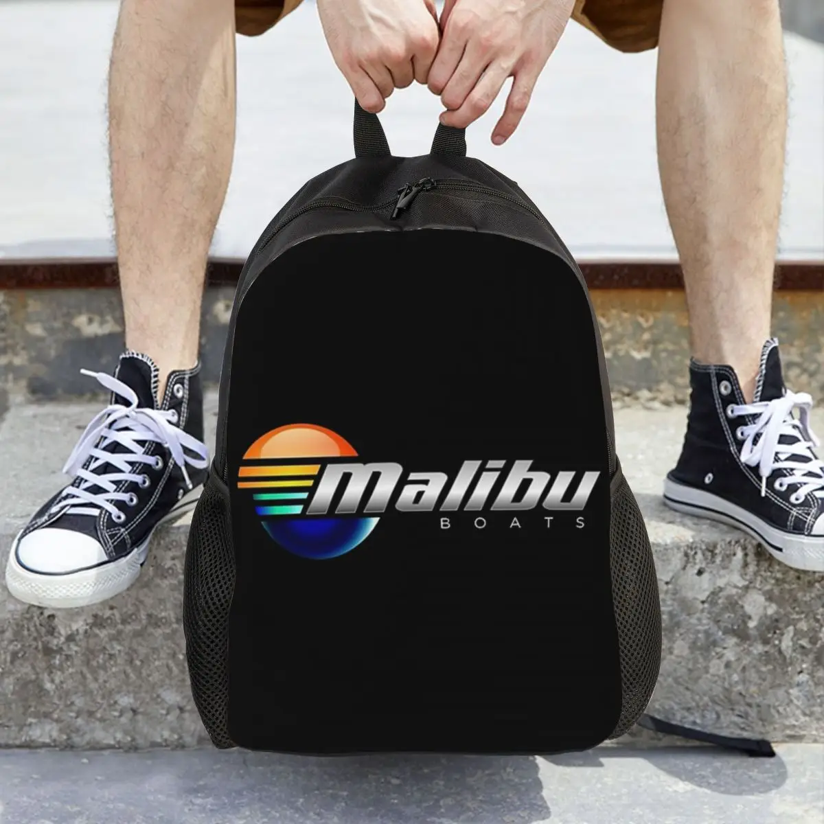 

Рюкзак Malibu Boats POCKET SIDE, Лидер продаж, рюкзак большой емкости для мальчиков и девочек, школьная сумка, сумки на плечо для мужчин и женщин
