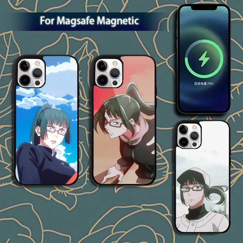 

Maki Z-Zenin Jujutsu Kaisen Phone Case For iPhone 17,16,15,14,13,12,11,Pro,Max,Plus,Mini,Magsafe,Magnetic Wireless Charging Case