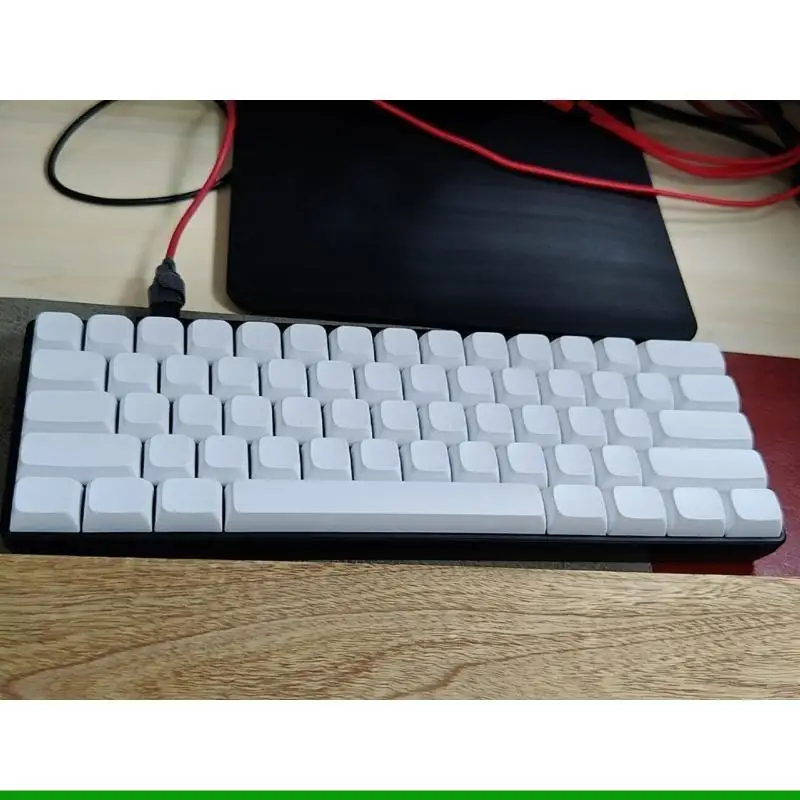 U55C PBT Keycaps 134 Keys Minimalist White Blank Keycap DyeSubbed Keycap For 108 104 100 980 96 84 75 68 64 61 Layouts