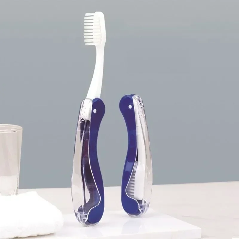 Hygiene Oral Portable Disposable Foldable Travel Camping Toothbrush Hiking Tooth Brush Tooth Cleaning Tools