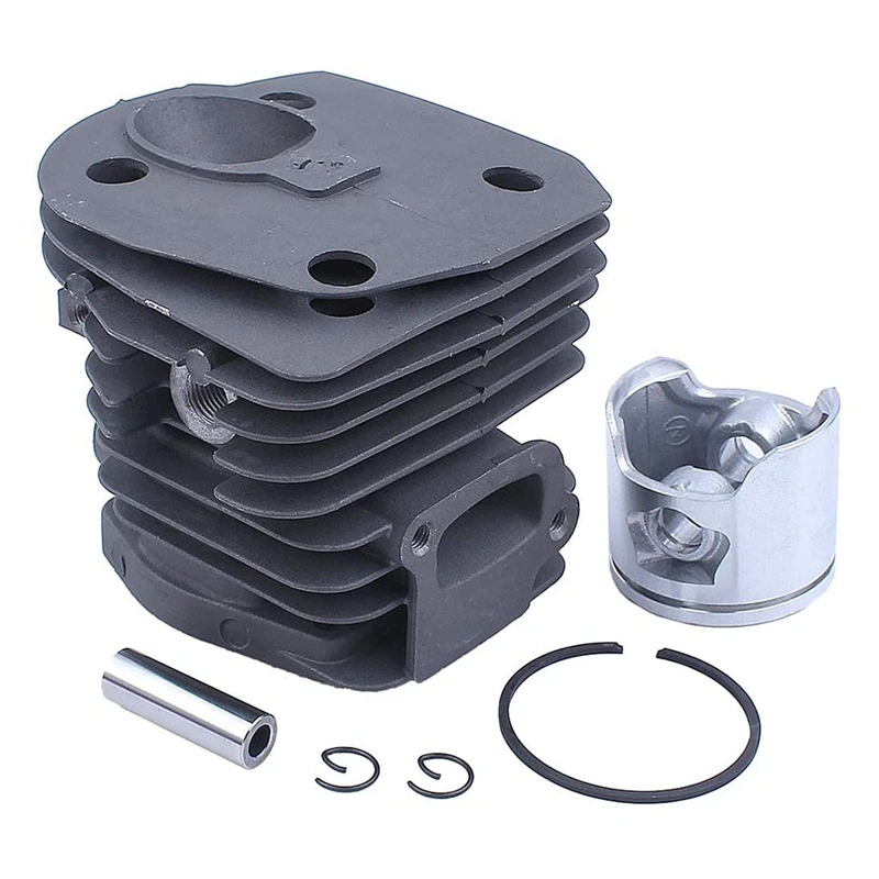 NEW-44Mm Cylinder Piston Kit For Husqvarna 350 351 Air Fuel Filter Line Decompression Valve Chainsaw Replace Spare Part