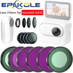 Len Filters for Insta360 GO 3S ND Filter Set ND8 ND16 ND32 ND64 CPL UV Protector Filter for Insta 360 GO3S Accessories Kits