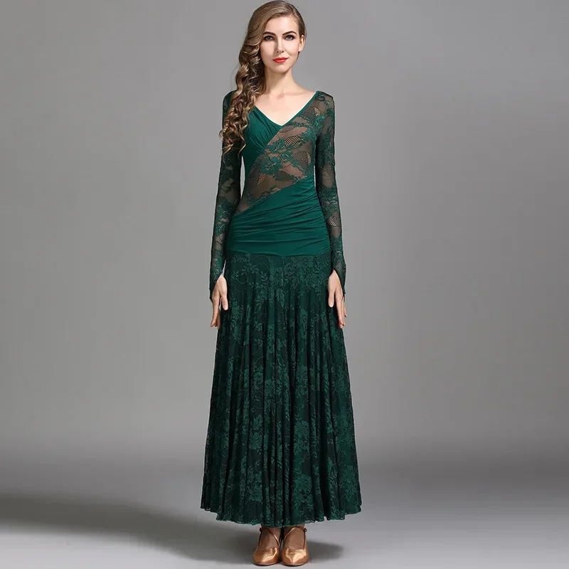

Ballroom Waltz Dance Dress Tango Dance Costumes Dance Wear Foxtrot Competition Dress Woman Modern National Standard Waltz Dress