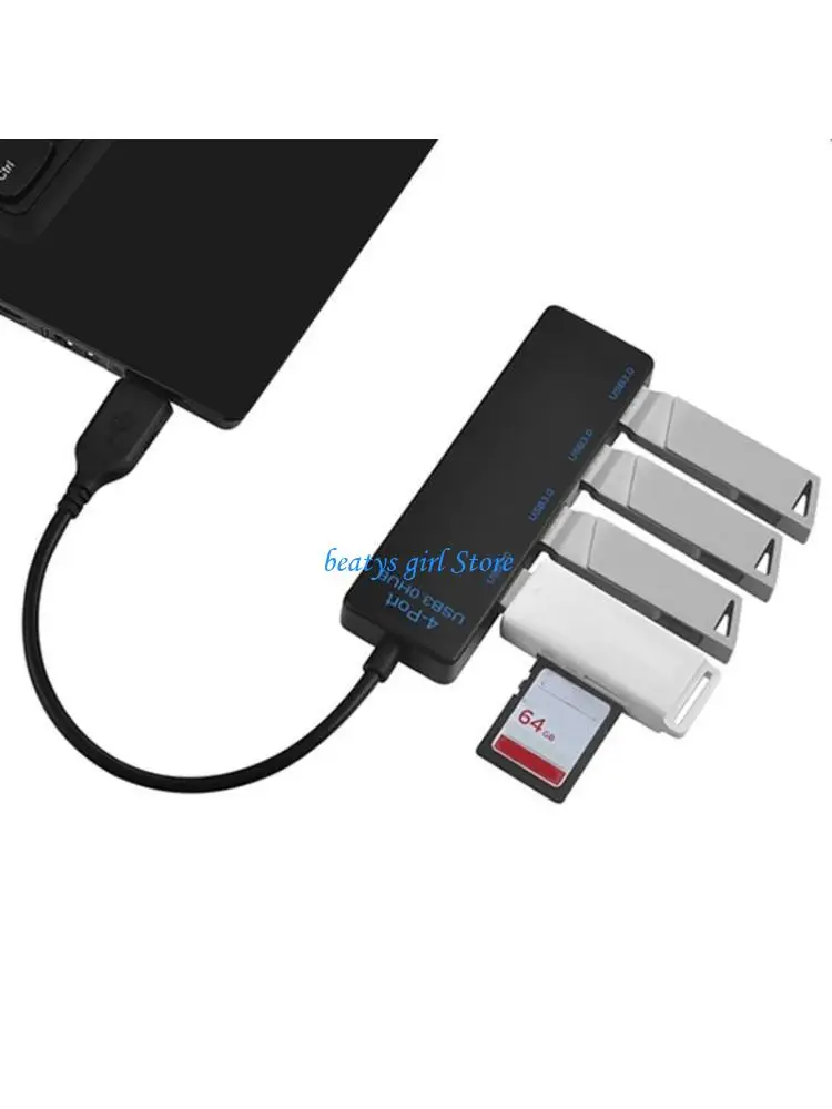 

C7AB Efficient USB3.0 Hub USB Expander For Office And Home Use 5Gbps Data Transfer