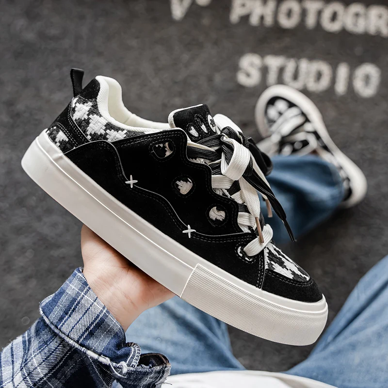 أحذية رجالي قماش الصيف تنفس مريحة الرجال الدانتيل متابعة أحذية رياضية 2024 المشي غير رسمية الشقق العصرية رجل أحذية مفلكنة