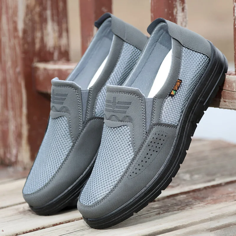 

Summer and Spring 2025 Men's Breathable Loafers Mesh Man Casual Shoes Soft Lightweight Walking Driving Shoes Men's Flats Shoe