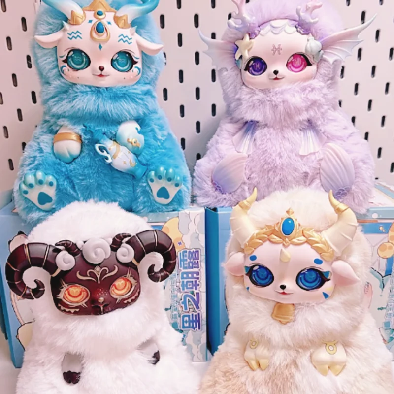 

Genuine Mobo Star Twelve Constellations Series Mystery Box Vinyl Face Doll Intersting action doll for Desk Decor And Gifting