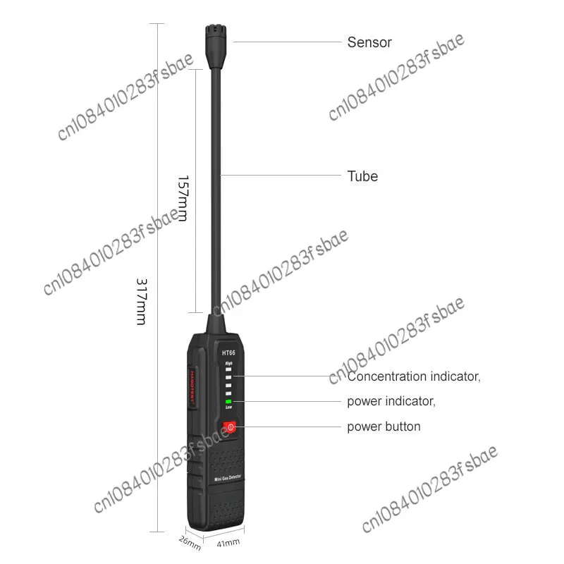 Habotest Natural Gas Leak Detector Combustible Gas Detector Methane Liquefied Petroleum Gas Leak Alarm Ht66