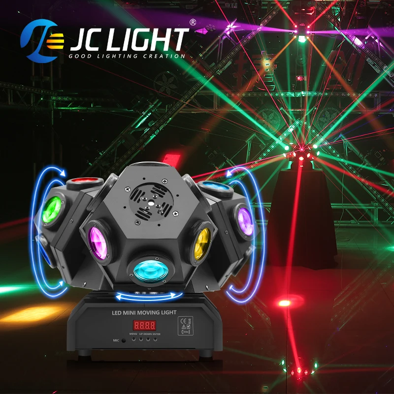 18X10w RGBW 4in1 Laser Light Full Color Cree Lamp Effect Light Hot Sale Dj Disco Lighting Party Club 3 heads Beam Lights