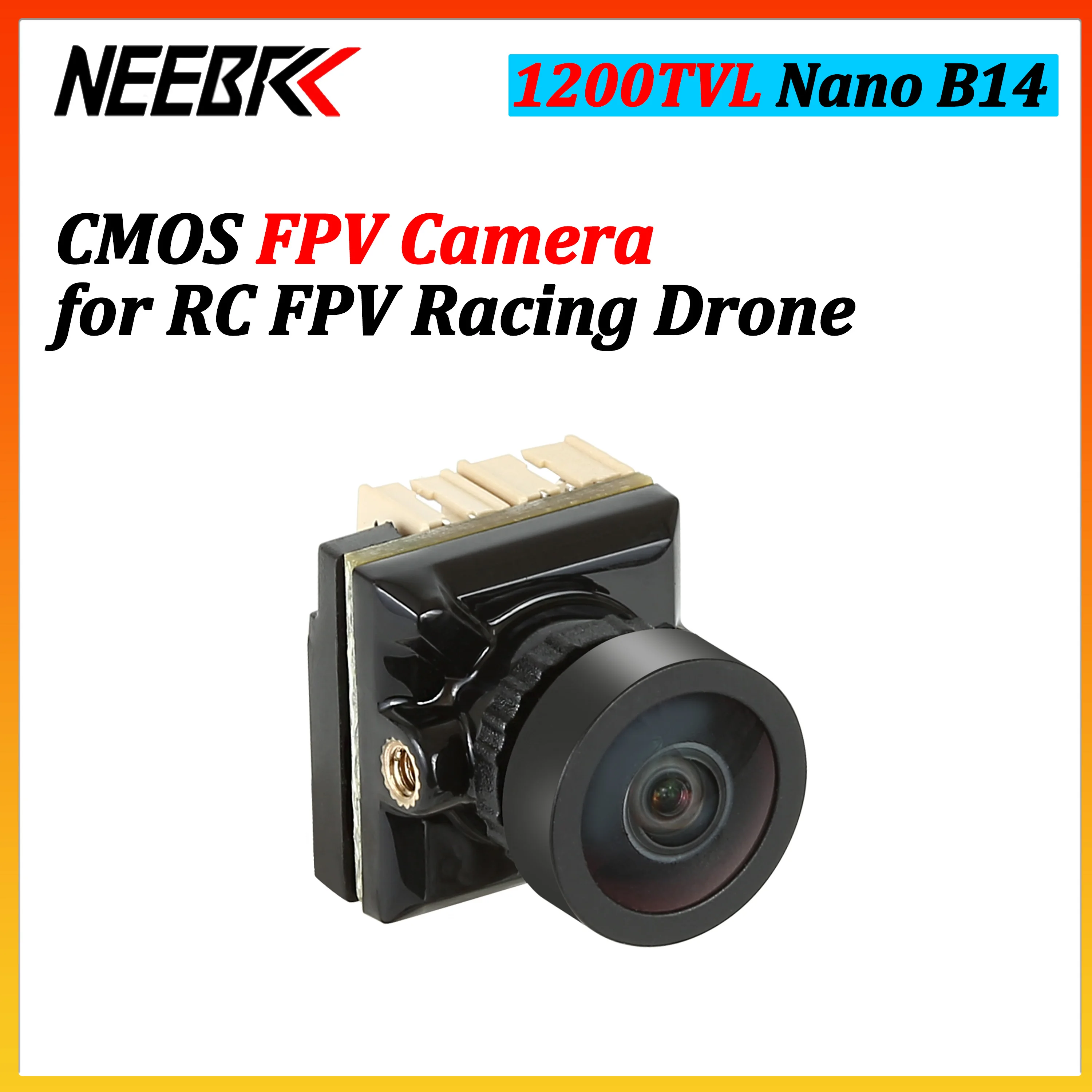 NEEBRC 1200TVL CMOS Camera Nano B14PRO 5-20V 1.8mm Lens D-WDR PAL/NTSC Switchable w OSD Internal for RC FPV Racing Drone