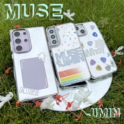 Phone case JIMIN MUSE For iphone 16 PRO 15 PRO MAX 14 PLUS 7 SE2 8Plus XR XS MAX 12 Pro 11 Pro 13 Pro 13 Mini 14 PRO Mirror Case