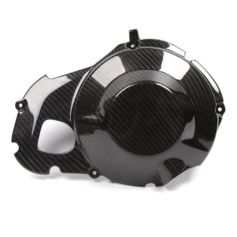 for MT09 Motorcycles Engine Cover Protection Real Carbon Fiber Right Clutch Cover for MT-09 2013-2019