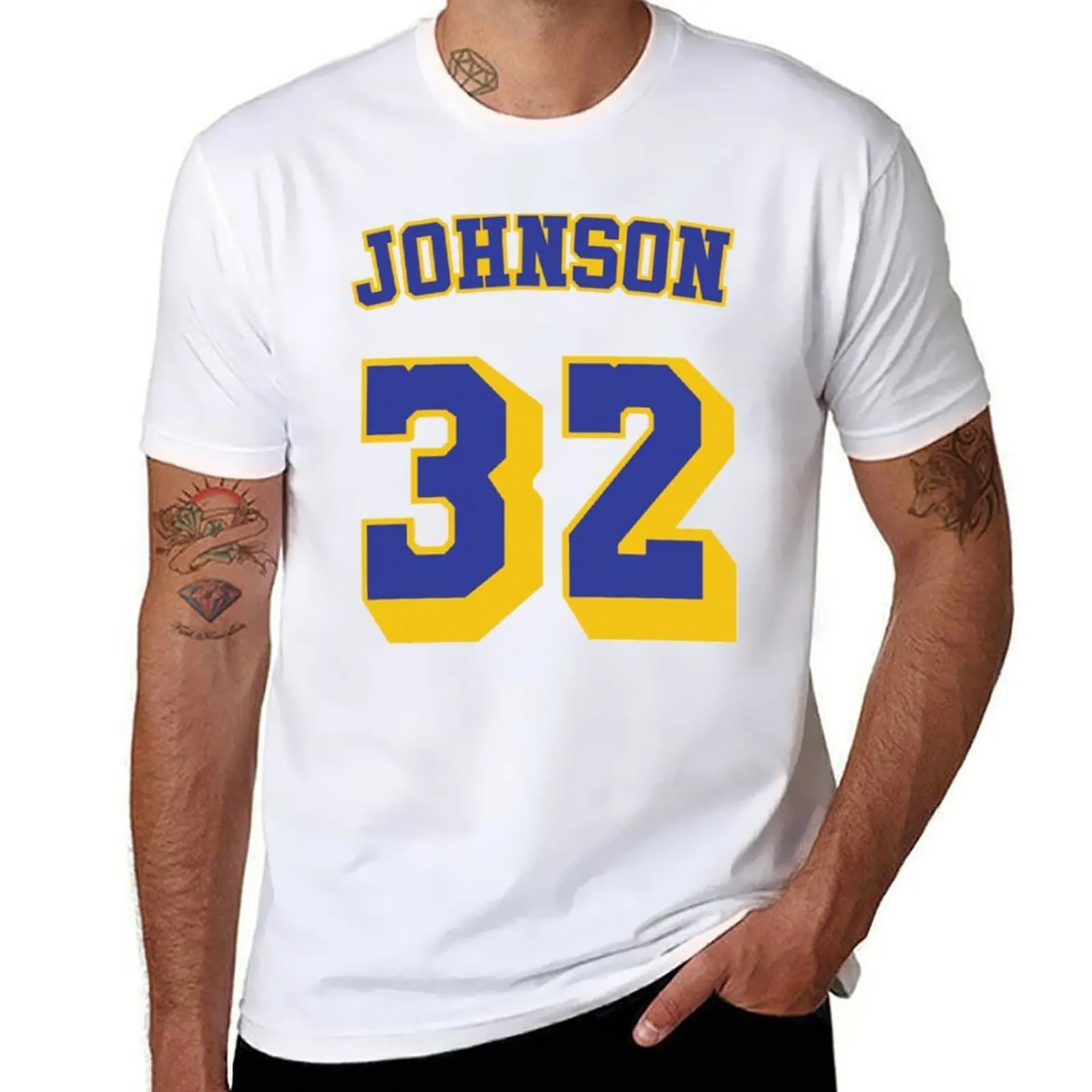 Back Number 32 T-Shirt cotton t shirt man t shirts designer T-Shirt