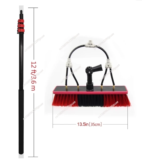 

Solar Panel Cleaning Brush Water Fed Brush for Window Cleaning with ACME Thread for Telescopic Pole