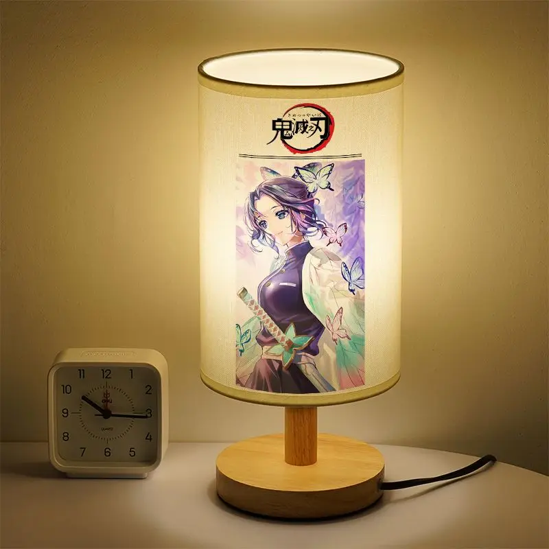 

Demon Slayer Animation Creative Bedroom Table Lamp Nezuko Peripheral Night Light Student Dormitory Eye Protection Bedside Lamp