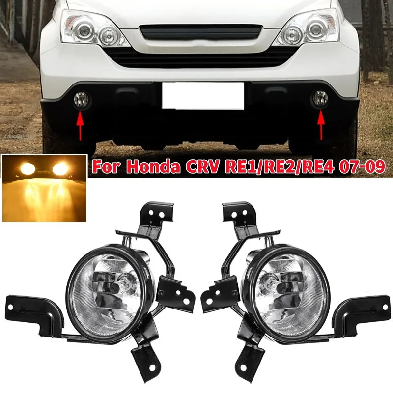 

Car LED Front Bumper Light Fog Lamp with Wiring Harness For Honda CRV RE1/RE2/RE4 2007-2009(with Bulbs)