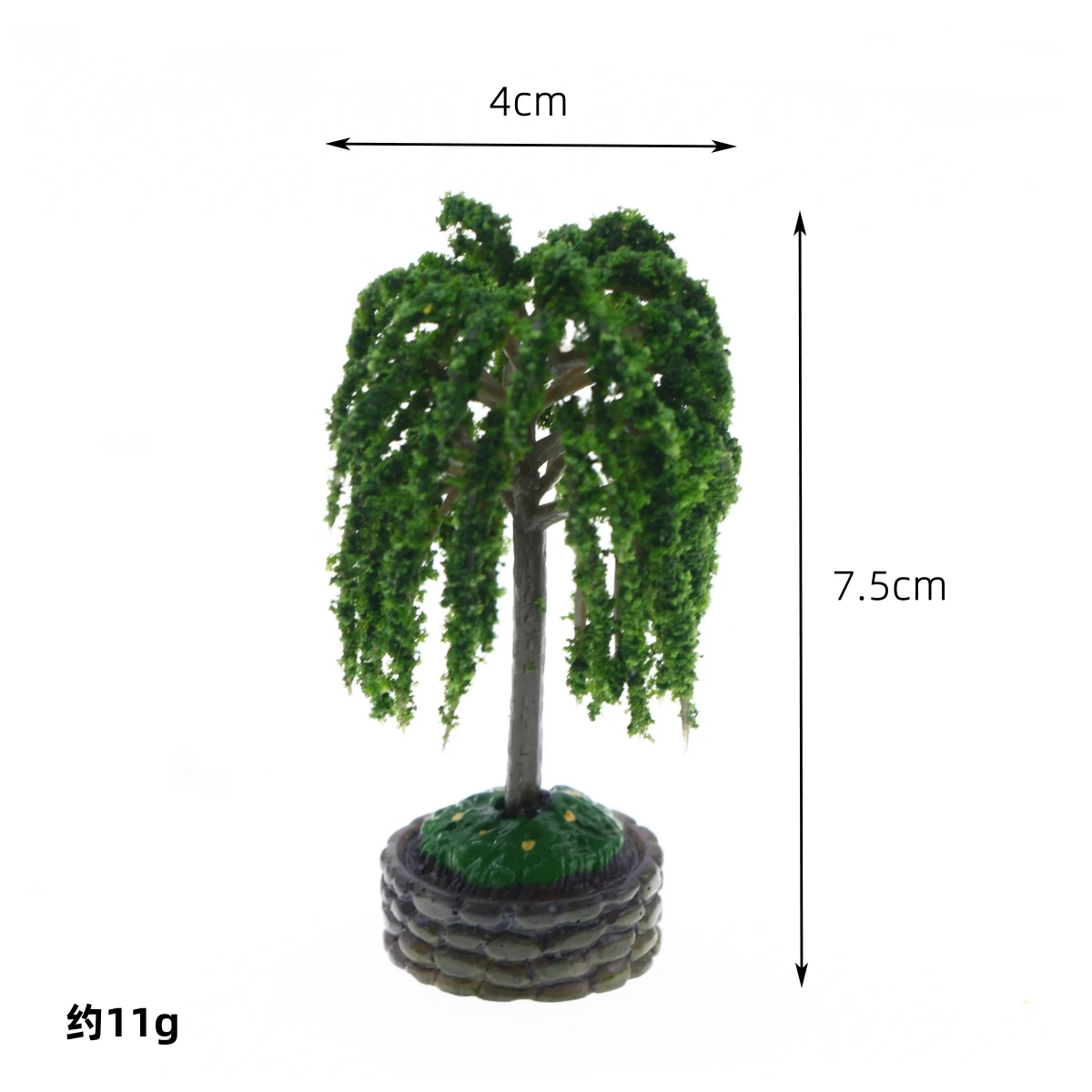 Dollhouse Miniature Flower Tree Model Accessory