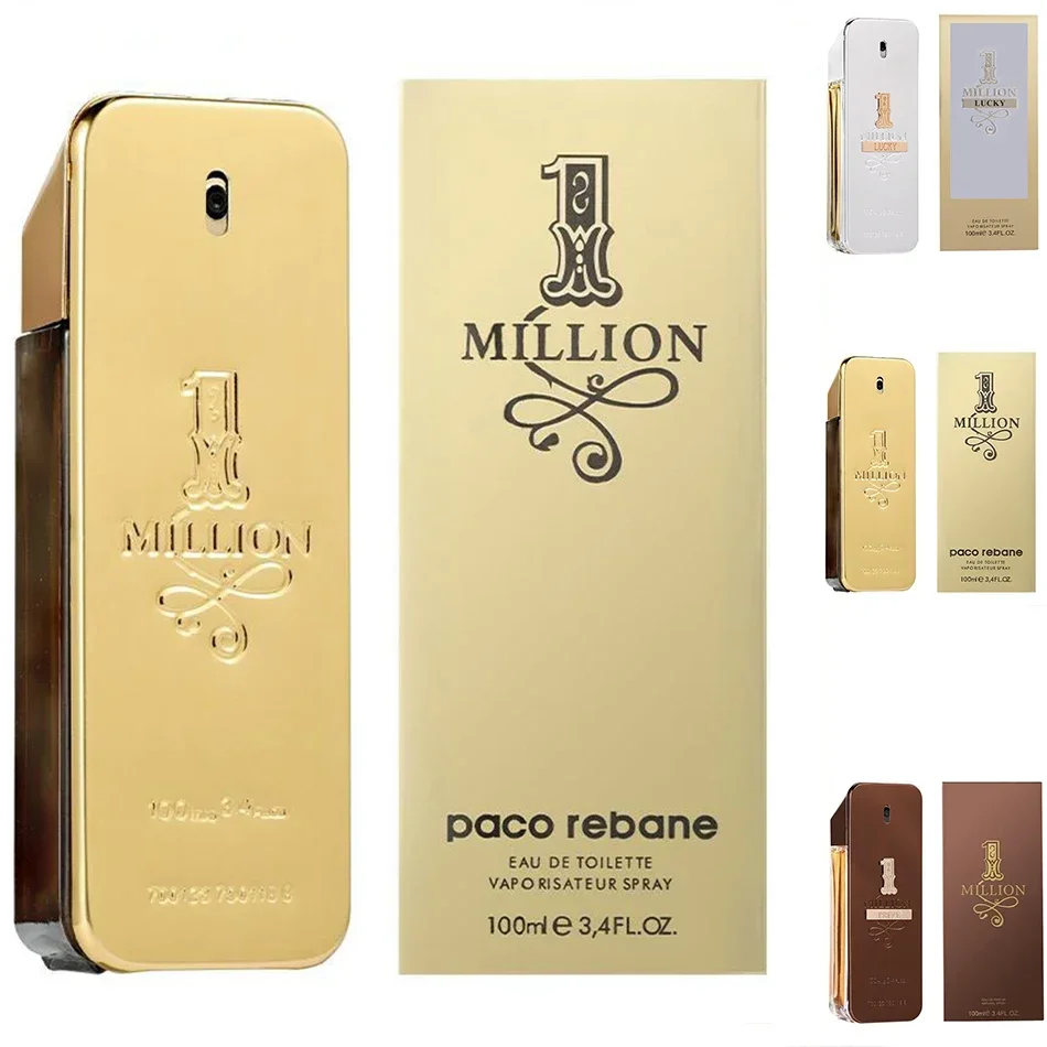 2024 New Soft 100ml Golden Millionaire Men\'S Seductive Leather Notes Best Gifts for Men and Women Festival Birthday Gift