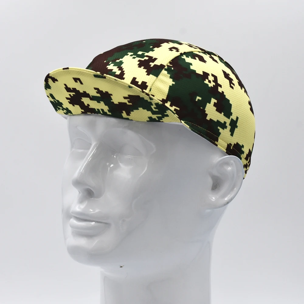 Classic Green Print Cycling Caps Bicycle Cap For Men And Women Breathable UV proof Riding Hat Unisex