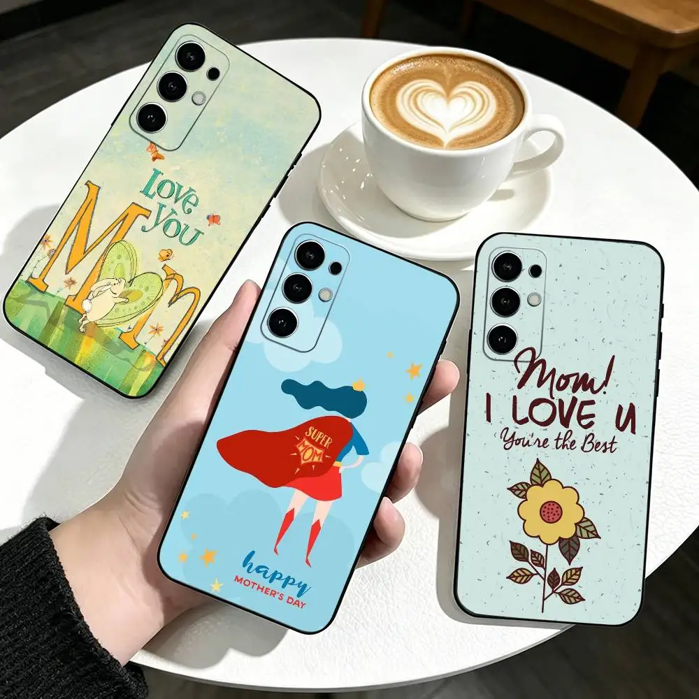 

Best Mom mother day Phone Case For Samsung S25,S24,S21,S22,S23,S30,Ultra,S20,Plus,Fe,Soft Silicone Black Cover