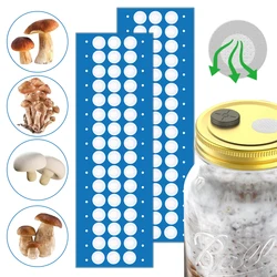 48PCS ID-20mm Synthetic Filter Adhesive Sticker Waterproof Adhesive Patch Breathable Membrane for Garden Mushroom Cultivation