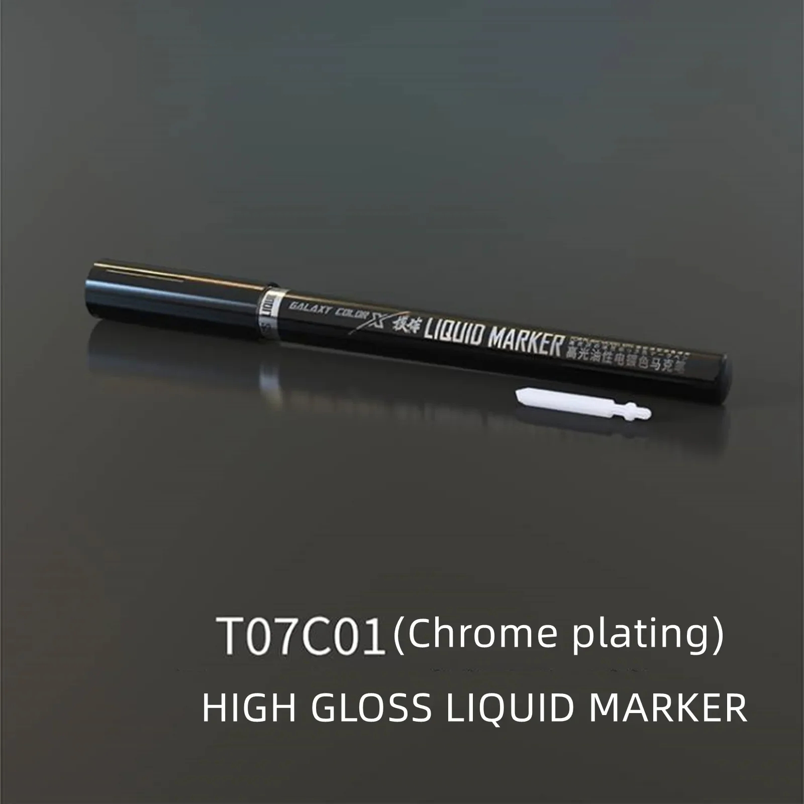 Galaxy Model T07C01~03 High Gloss Liquid Plated Color Marker Chrome Plated Color for Gundam Hobby DIY Coloring