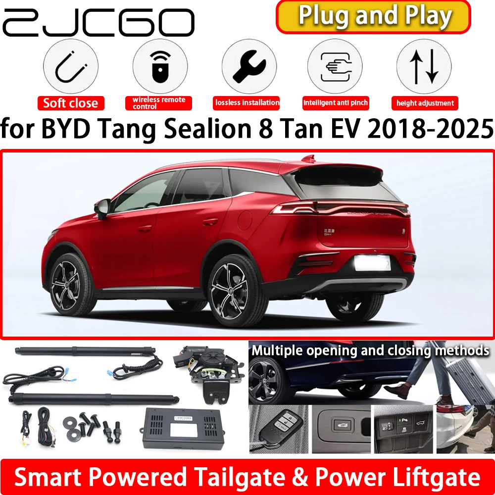 

ZJCGO for BYD Tang Sealion 8 Tan EV 2018-2025 OEM Automatic Electric Powered Tailgate Power Liftgate Tail Gate Lift Kit System