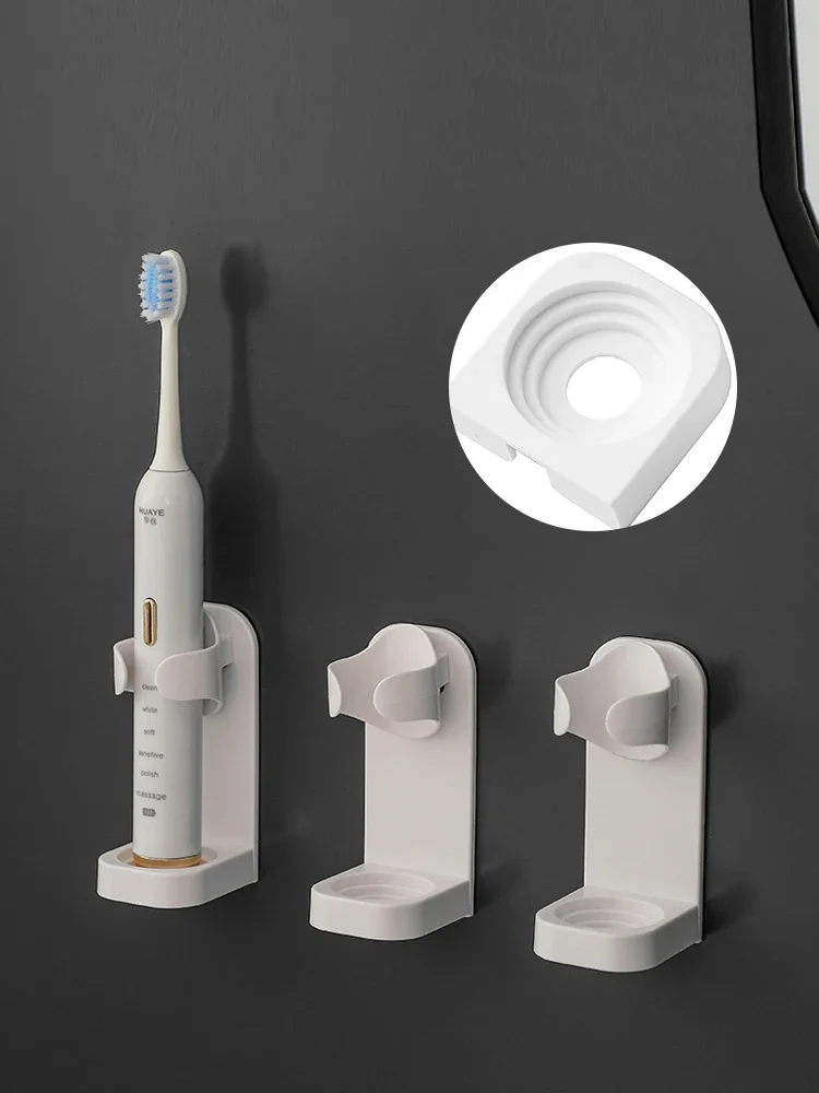 Electric Toothbrush Rack No Punch Toothbrush Holder Placement Bracket Wall Hanging 2 People Toothbrush Holder Support Toothpaste