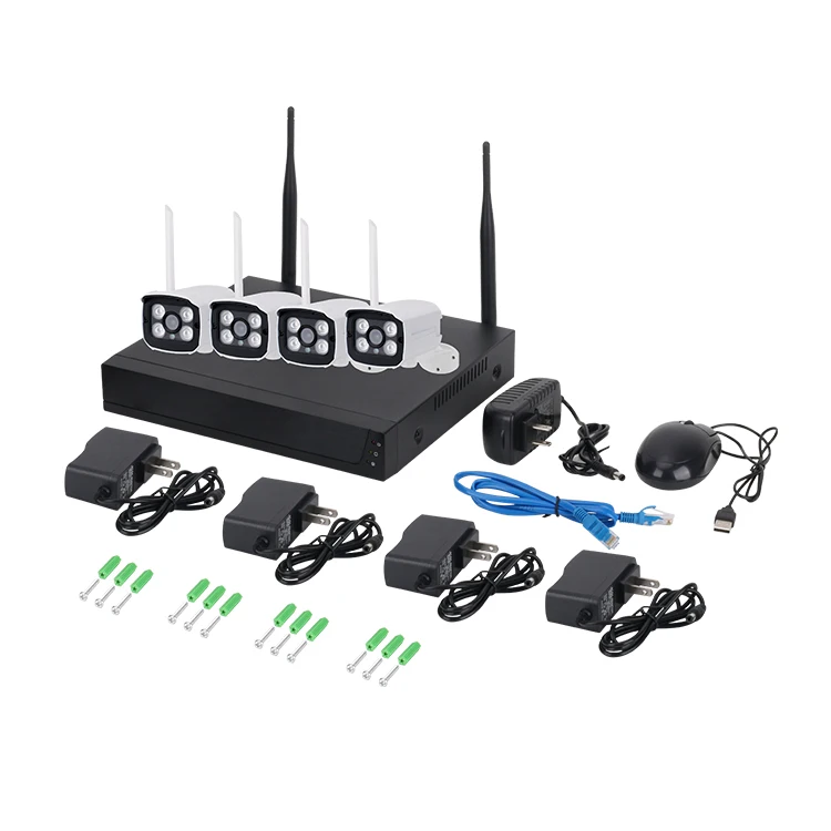 Wireless HD 1080P Smart CCTV NVR Kit Wireless Security Camera