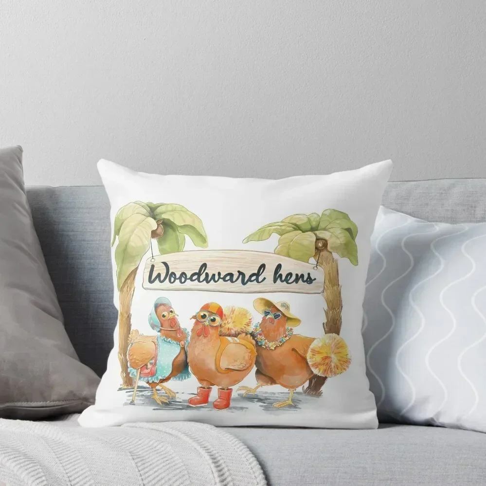 

Woodward Hens main Throw Pillow Christmas Covers For Cushions Decorative Sofa Cushions Christmas Throw Pillows Covers pillow