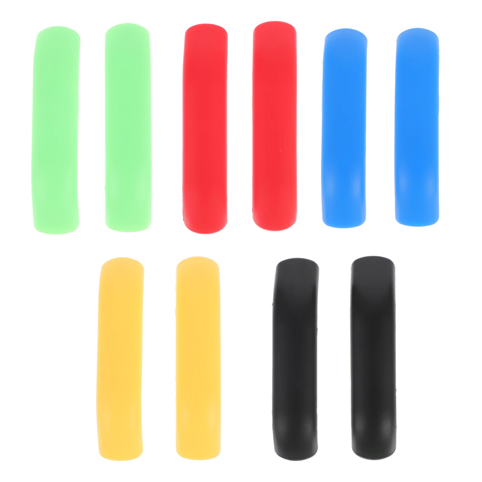

5 Pairs Brake Lever Protective Covers Padded Silicone Bike Parts Protection Organic Dirt Resistant Handle Grip Protector