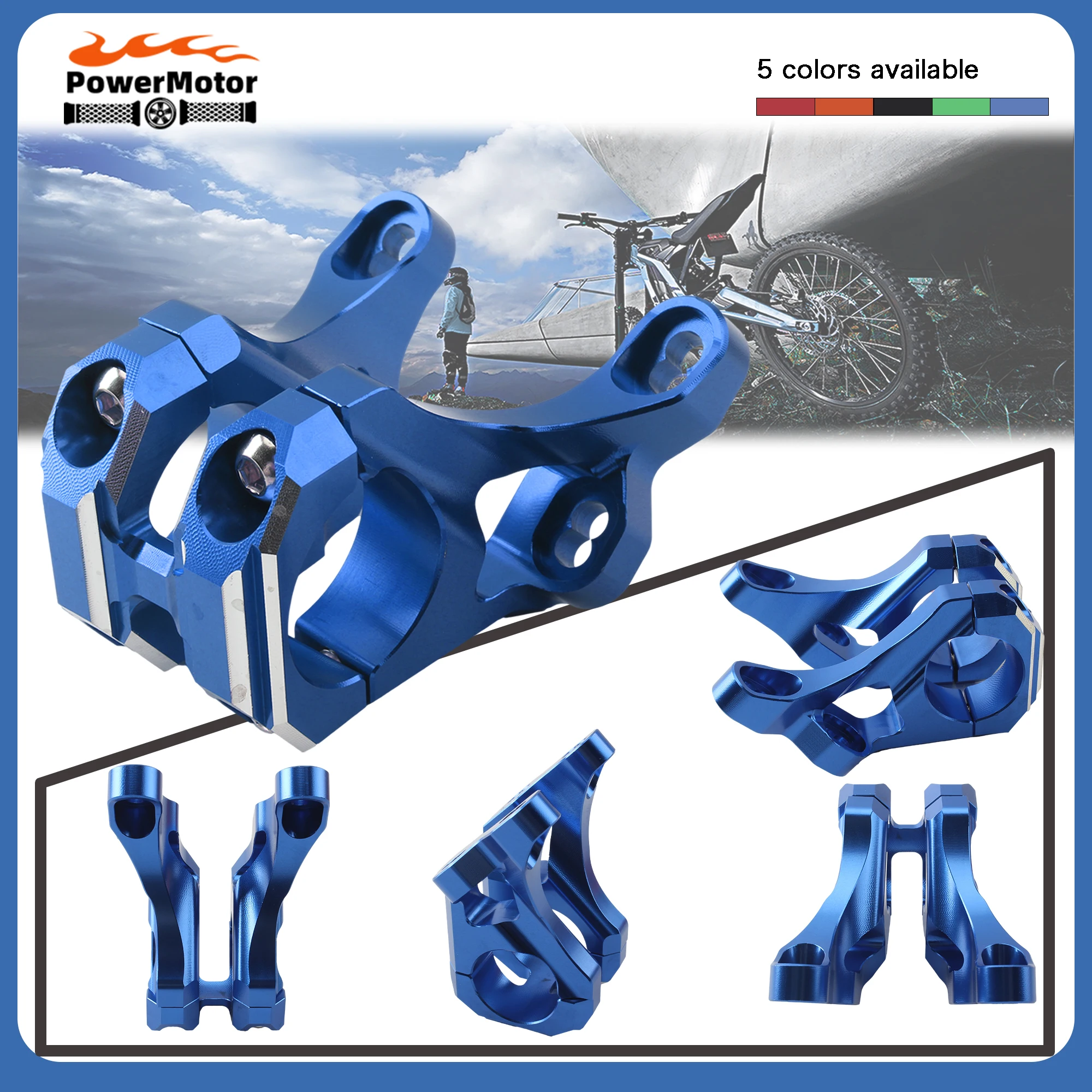 

For Surron Light Bee X Electric Bike Handlebar Raised Bracket CNC Aluminium For Sur Ron Motocross Motorcycle Accessories