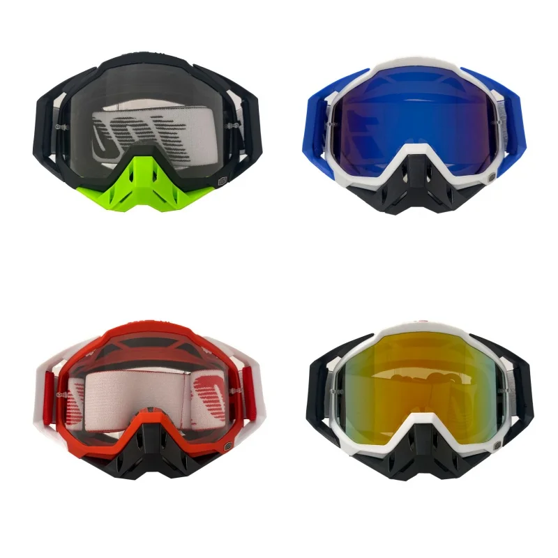ATV Off‑Road Eye Protection Goggles Ventilated Anti‑Fog Design Adjustable Headband for All‑Weather Riding
