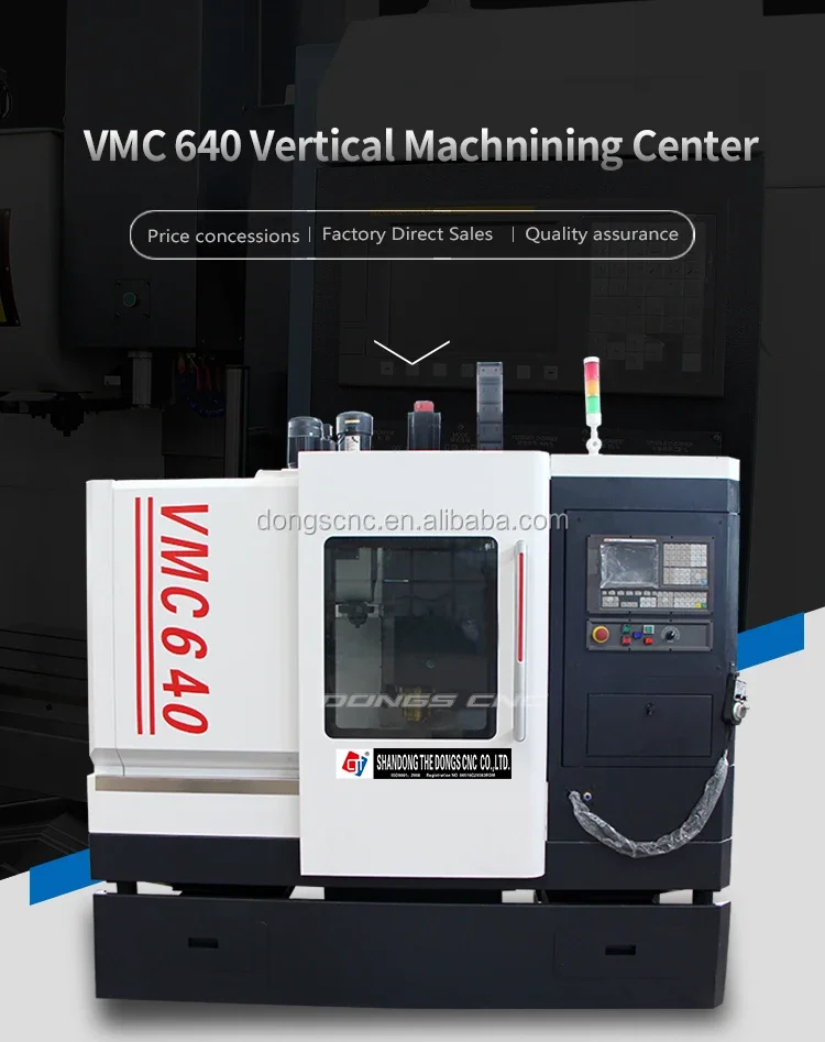 Centro de mecanizado vertical CNC vmc650 centro de mecanizado grande VMC640