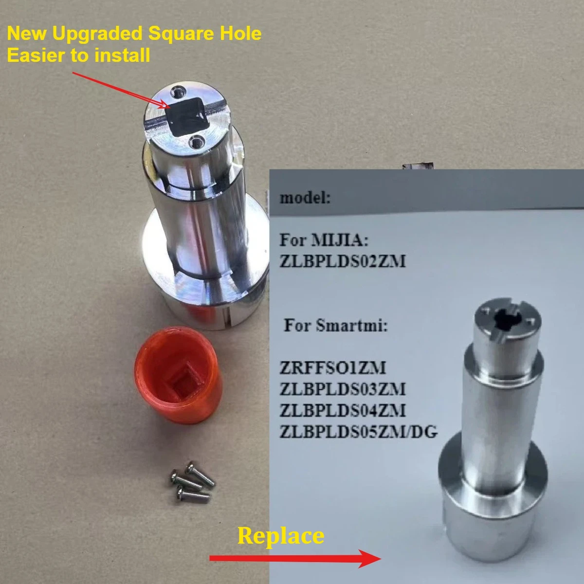 suitable-for-smartmi-zrffso1zm-zlbplds03zm-zlbplds04zm-zlbplds05zm-dg-fan-head-repair-accessories-made-of-aluminum-alloy