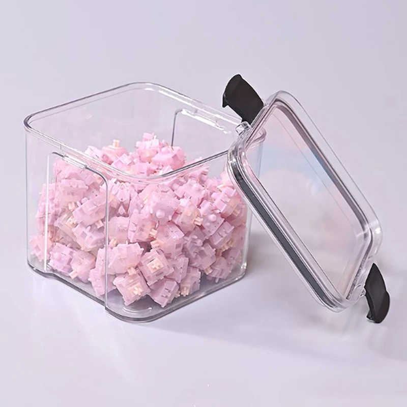 - Tastaturschalter Container Aufbewahrungsbox PC Polycarbonat Schalter für mechanische Tastatur 460/700 ml -