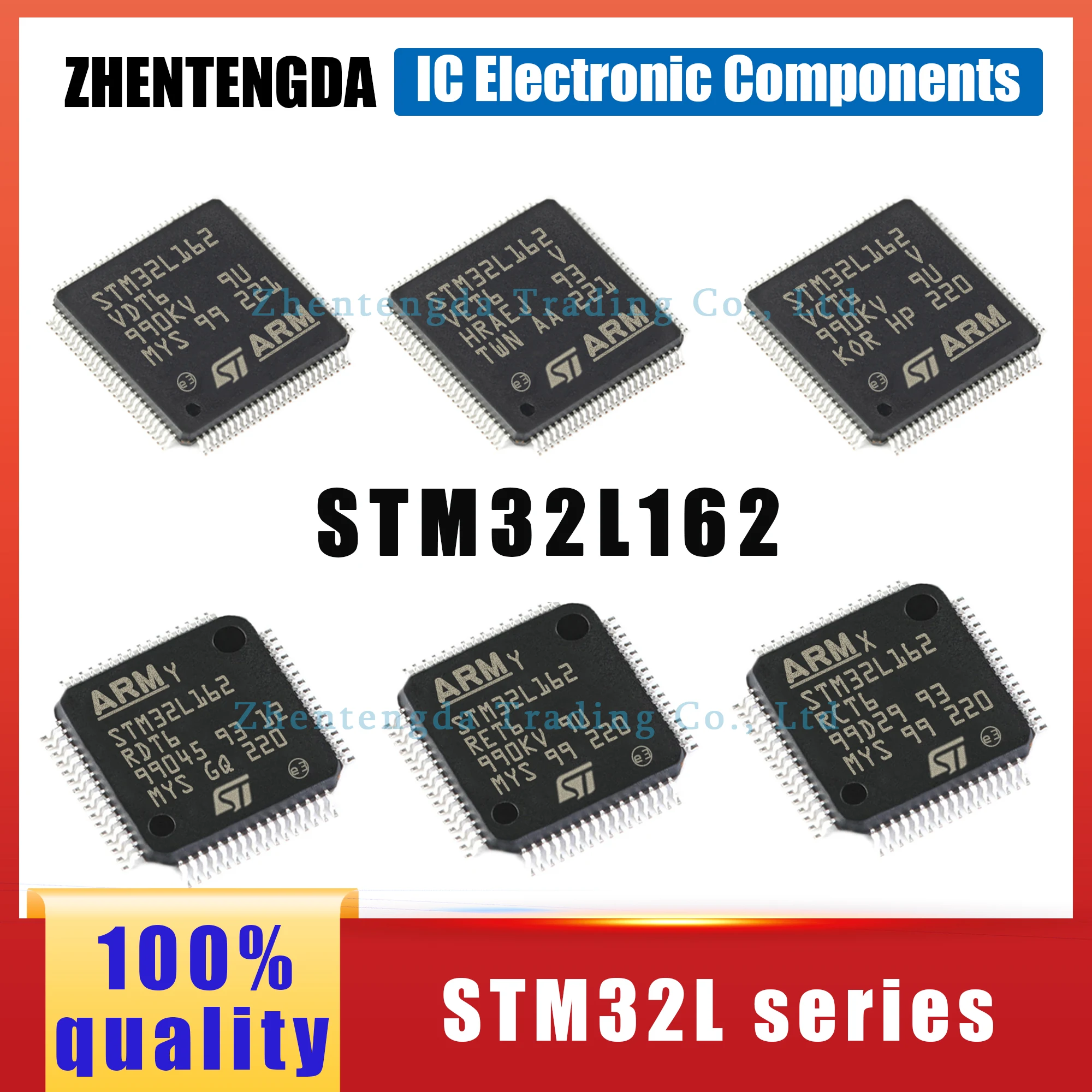 STM32L162RCT6 STM32L162RDT6 STM32L162RET6 STM32L162VCT6 STM32L162VDT6 STM32L162VET6 STM32L162 STM32L STM32 STM IC  MCU Chip