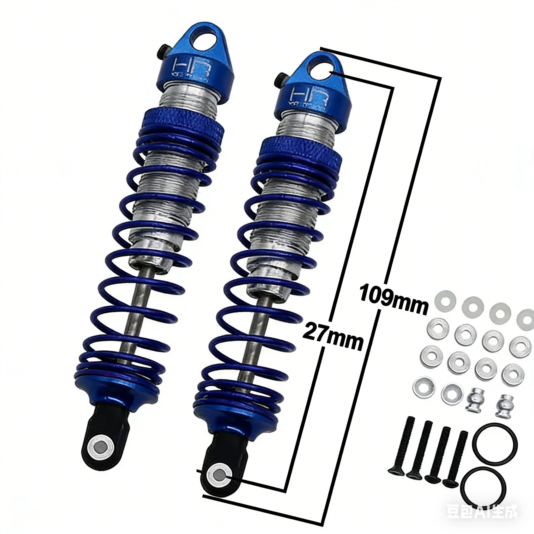 

Hot Racing Optional Big Bore shock Set of for Traxxas and most Off Road truck using 100mm shock